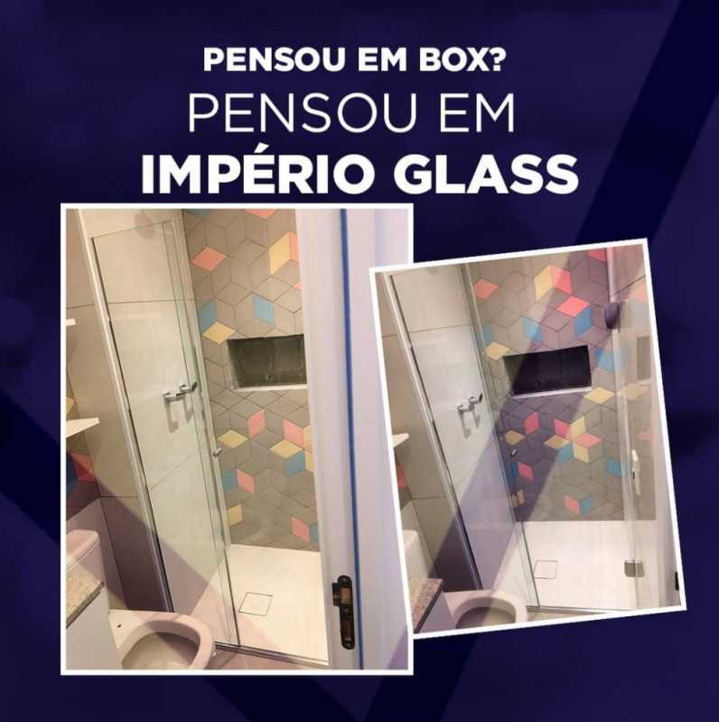 Box de Vidro até o Teto Jardim Adalgisa - Box de Vidro para Banheiro