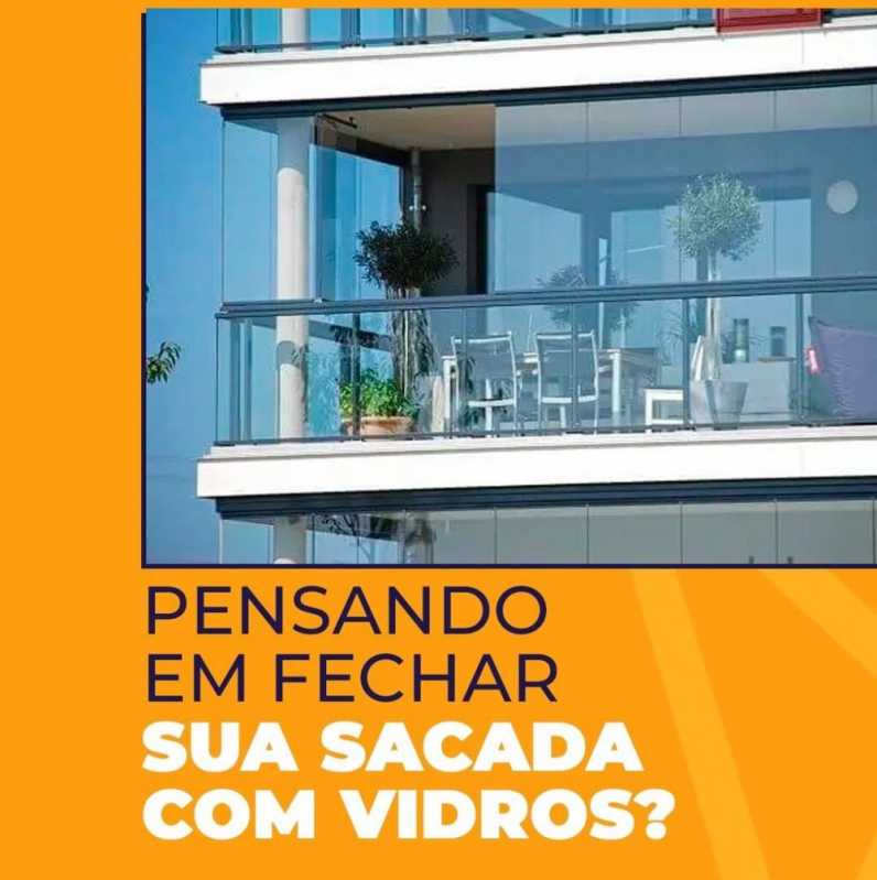 Empresa de Envidraçamento de Sacadas Vila São Francisco - Fechamento de Sacada com Vidro