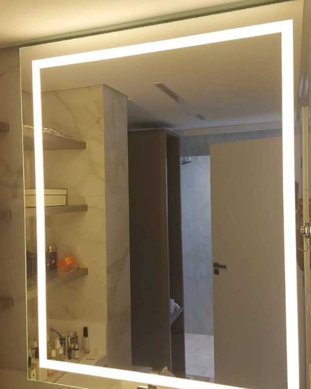 Espelho de Parede sob Medida Jardim Prainha - Espelho sob Medida para Banheiro