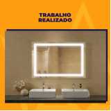 espelho iluminado sob medida valor Vila Buarque
