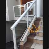 valor de guarda corpo escada vidro Ibirapuera